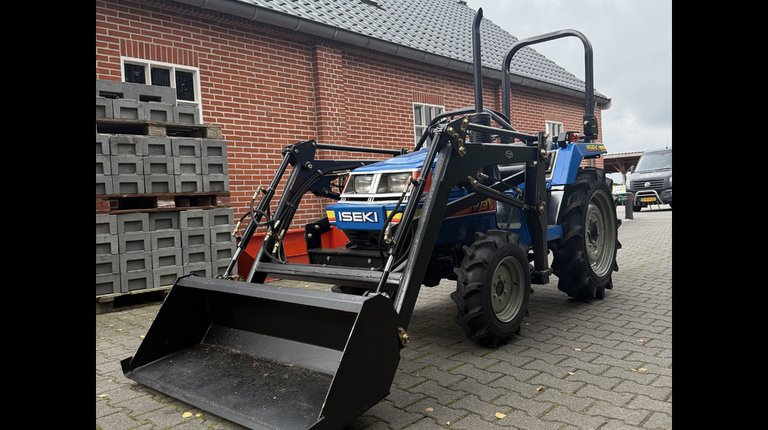 Iseki TU170 met voorlader al vanaf €125 per maand.